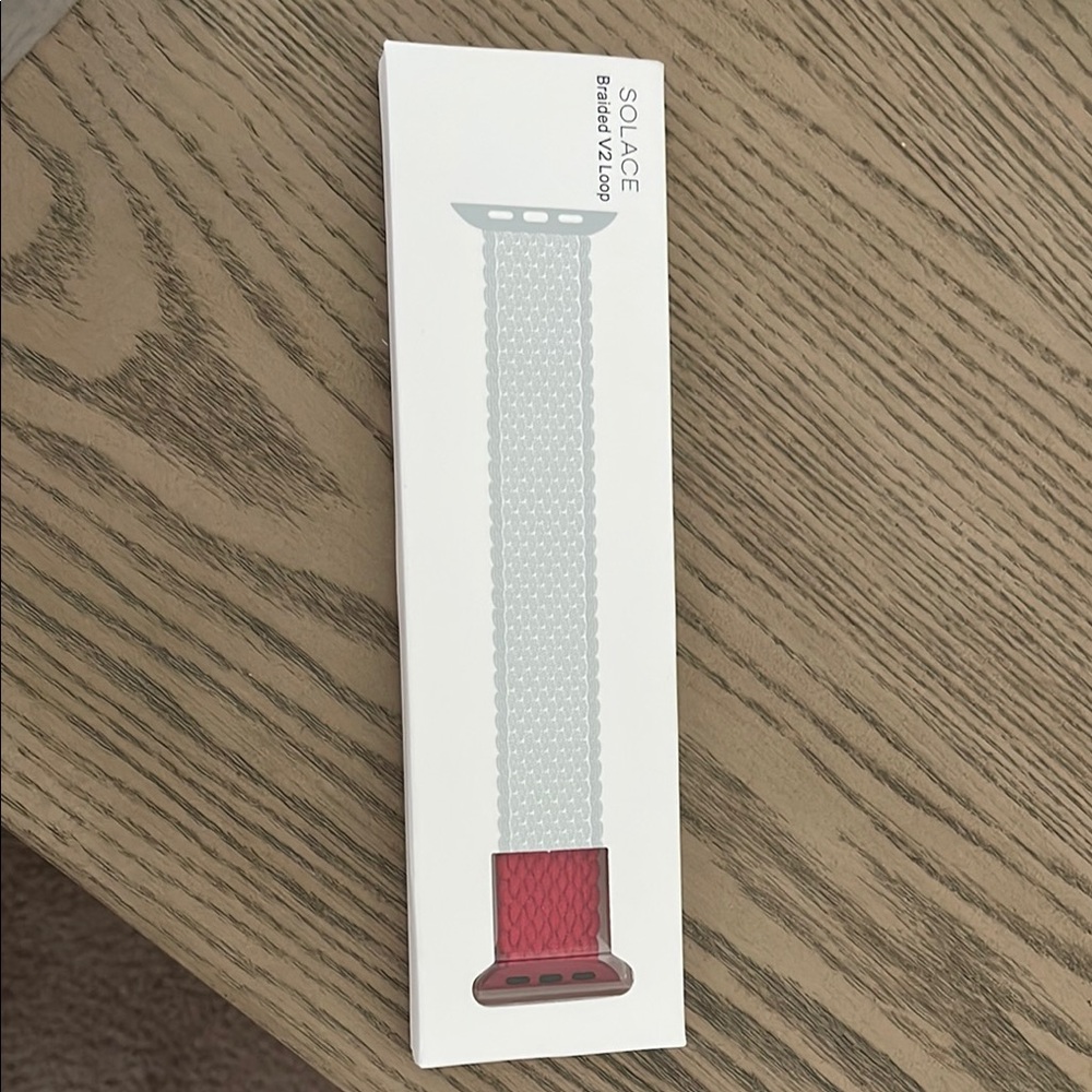 Solace Braided Apple Watch Band in Red